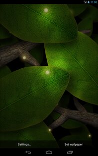 Tap Leaves Free Live Wallpaper 2.0.1. Скриншот 7
