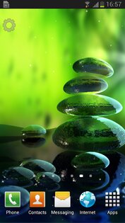 Green Zen Live Wallpaper 1.2.6. Скриншот 2