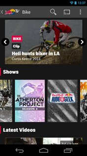 Red Bull TV 7.2.2.2. Скриншот 1