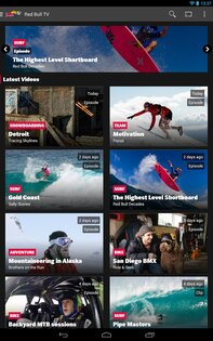 Red Bull TV 7.2.2.2. Скриншот 7
