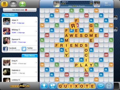 Words with Friends Classic 50.01.01. Скриншот 7