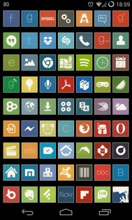 Simple Squares - Icon Pack 1.1.1. Скриншот 5