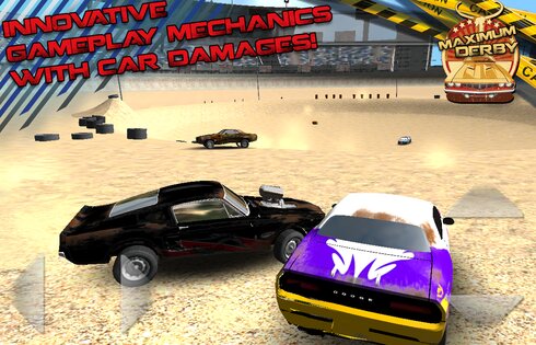 Maximum Derby Racing 3d 1.18. Скриншот 1