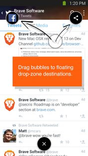 Link Bubble 1.9.58. Скриншот 3