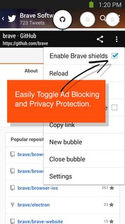 Link Bubble 1.9.58. Скриншот 4