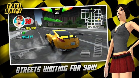 Taxi Drift 1.0. Скриншот 1