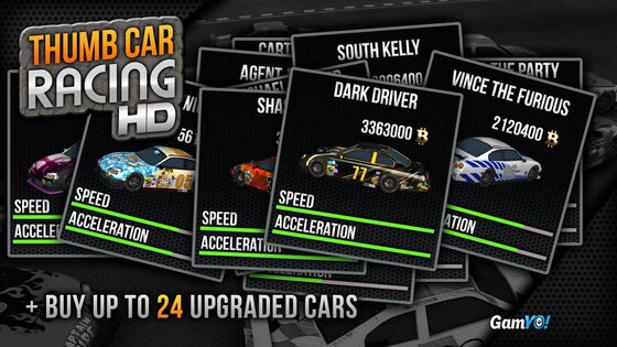 Thumb Car Racing 1.3. Скриншот 5