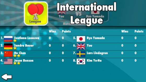 Table Tennis 3D 2.4. Скриншот 2