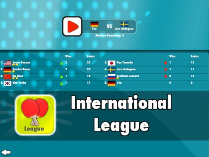 Table Tennis 3D 2.4. Скриншот 11