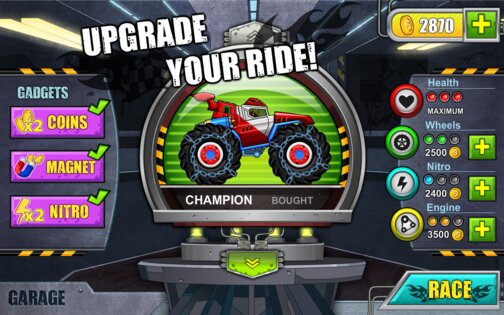 Monster Wheels: Kings of Crash 1.0. Скриншот 6