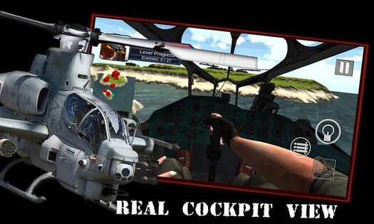 Gunship Combat Helicopter Game 1.33. Скриншот 12
