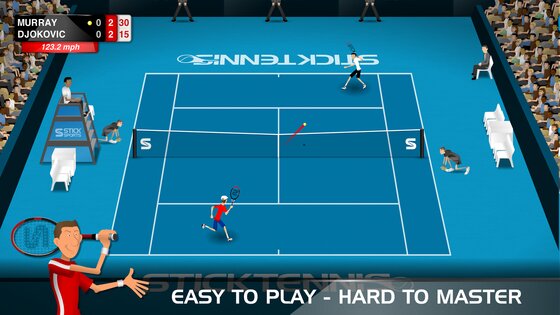 Stick Tennis 2.23.3. Скриншот 1