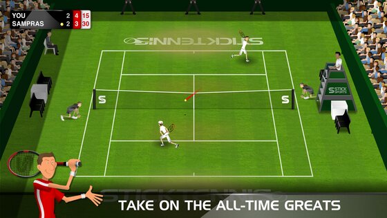 Stick Tennis 2.23.3. Скриншот 2