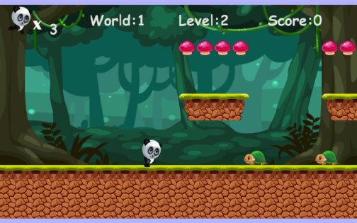 Jungle Panda Run 1. Скриншот 2