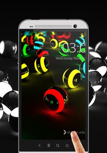 3D Light Balls Screen Lock 24.9. Скриншот 16