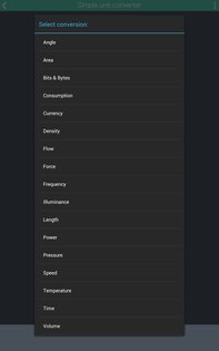 Simple Unit Converter 2.054. Скриншот 18