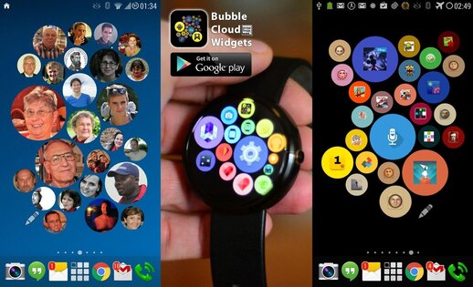 Bubble Cloud Wear + Виджеты 10.27. Скриншот 1
