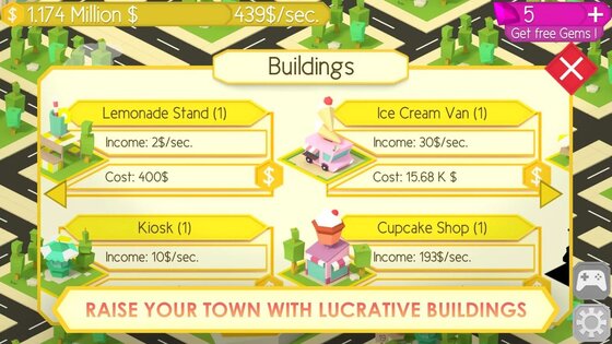 Idle Town 2.3. Скриншот 2