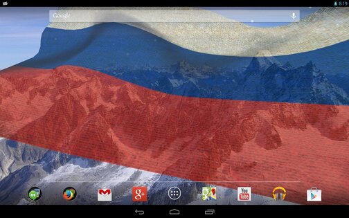 Флаг России живые обои 5.0.1. Скриншот 1