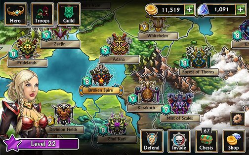 Gems of War 9.1.0. Скриншот 3