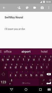 SwiftKey Neural Alpha 0.1.0.25. Скриншот 4