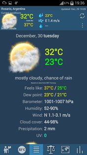 Weather ACE 1.12.32. Скриншот 2