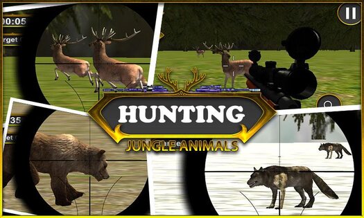 Hunting Jungle Animals 6.0. Скриншот 1