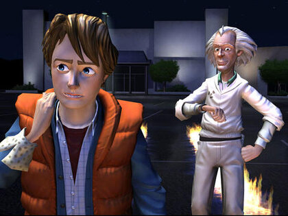 Back to the Future: The Game. Скриншот 1