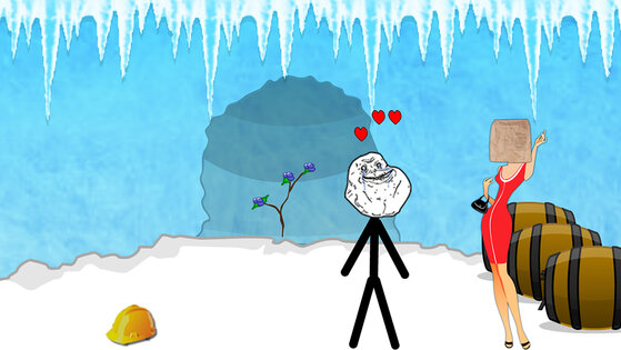 Stickman and troll 1.0. Скриншот 1