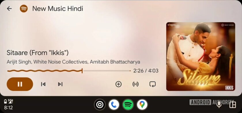 В Android Auto появится новый визуальный элемент плеера в дизайне Material 3 Expressive