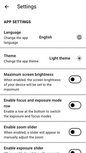 Libre Camera 2.0.1. Скриншот 3