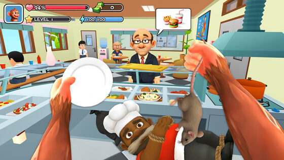 Monkey Student School Prank 1.0.12. Скриншот 3
