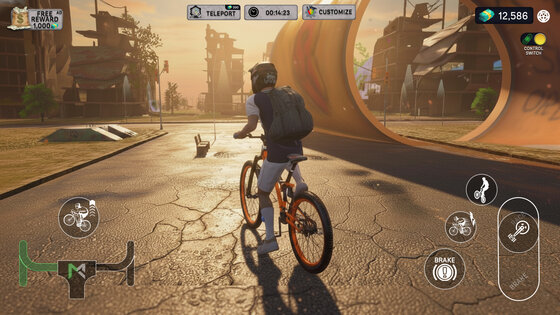Bicycle Adventure Game: Go Up 1.1. Скриншот 7