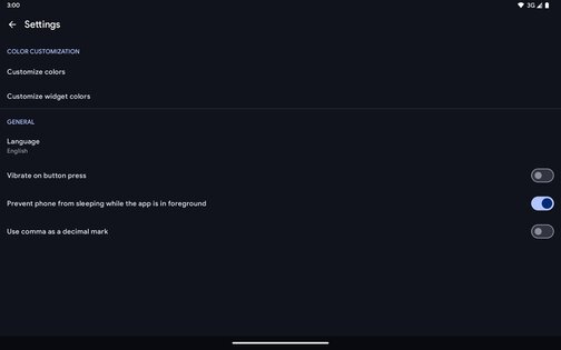 Fossify Calculator 1.4.0. Скриншот 9