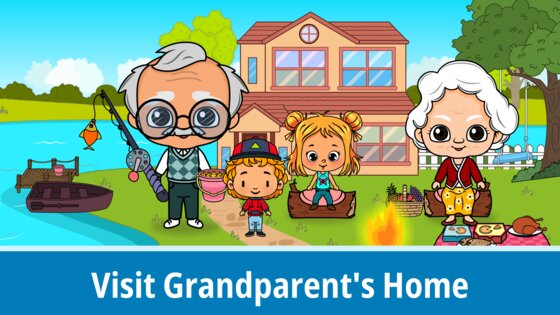 My Tizi Town Grandparents Home 1.5.3. Скриншот 1