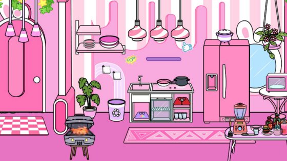 Tizi Town Pink Home Decor 1.4.3. Скриншот 3