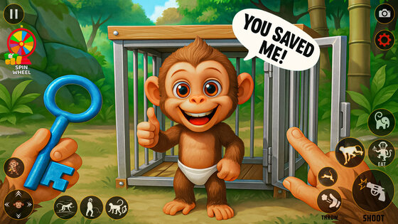 I Am Prankster Monkey Zoo 1.4. Скриншот 23