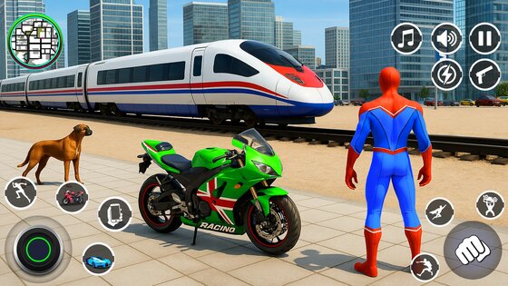 Spider Rope Hero Rescue Game 1.4. Скриншот 2