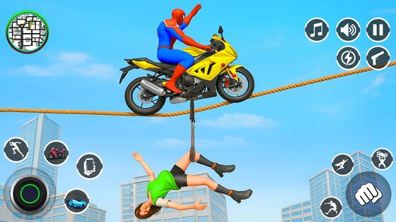 Spider Rope Hero Rescue Game 1.4. Скриншот 8