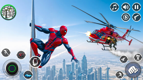 Spider Rope Hero Rescue Game 1.4. Скриншот 12