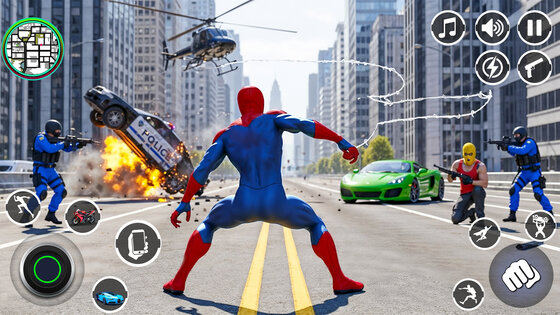 Spider Rope Hero Rescue Game 1.4. Скриншот 13