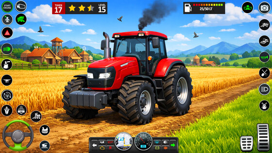 Tractor Farming Driving Simulator 0.8. Скриншот 1
