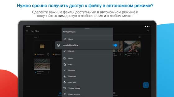 MobiDrive 4.7.11444. Скриншот 20