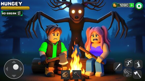 97 nights survival in jungle 0.4. Скриншот 3