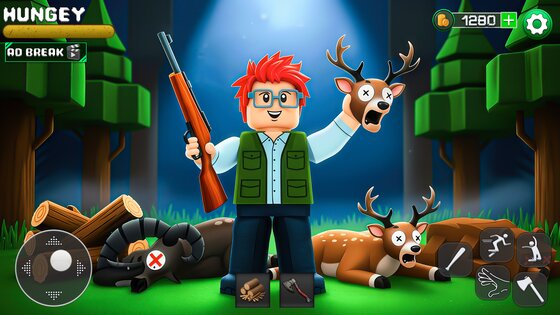 97 nights survival in jungle 0.4. Скриншот 4