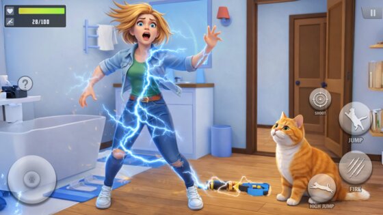I Am Naughty Cat Simulator 1.6. Скриншот 18