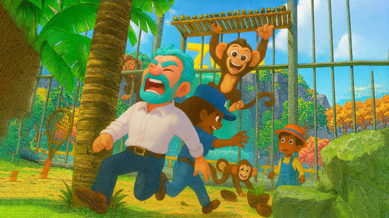 I Am Zoo Monkey Life Simulator 1.8. Скриншот 22
