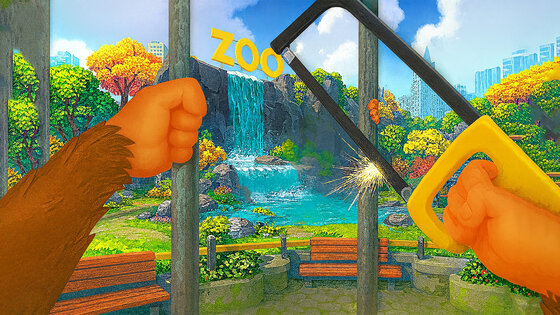 I Am Zoo Monkey Life Simulator 1.8. Скриншот 23