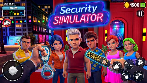 I Am Club Security Simulator 1.9. Скриншот 1