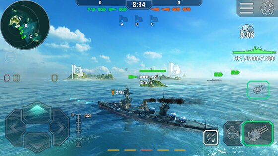 Warships Universe Naval Battle 0.8.3. Скриншот 5